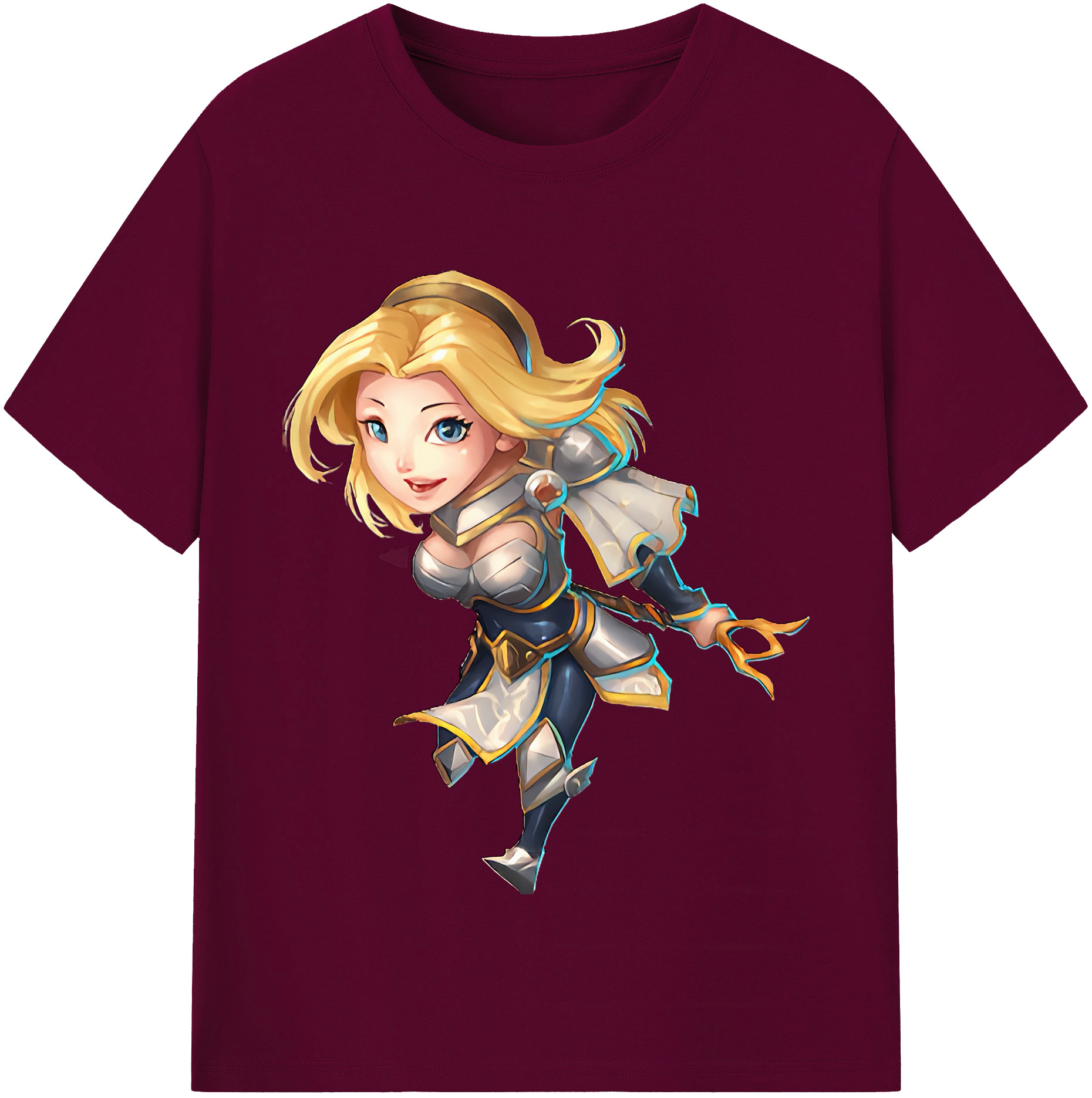 （画像用） リーグ・オブ・レジェンド League of Legends LOL レディースカジュアルプリントTシャツ（綿100％）